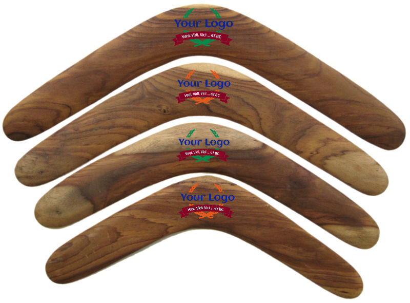 wooden boomerangs 16-22 inch