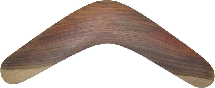 wooden boomerang 14 inch