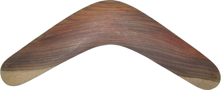 wooden boomerang 14 inch