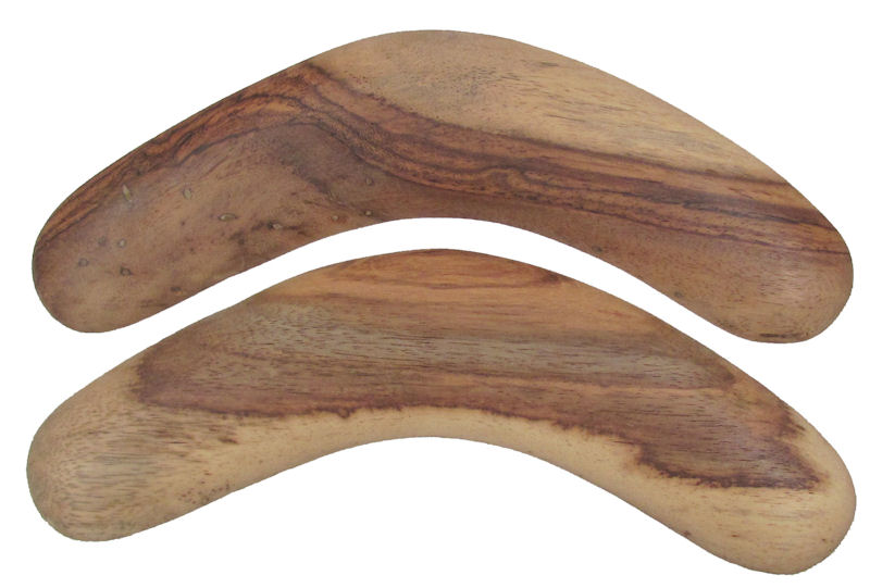 wooden boomerang 8 inch